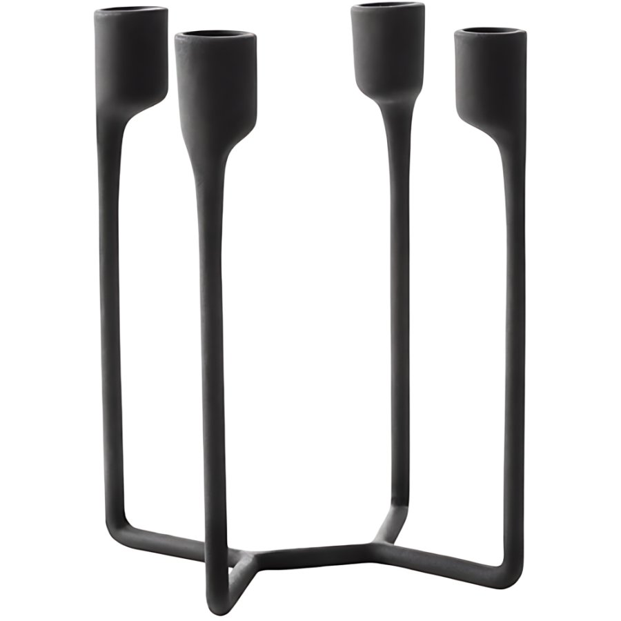 Normann Copenhagen Heima 4-armige kandelaar H20,4 cm, Zwart