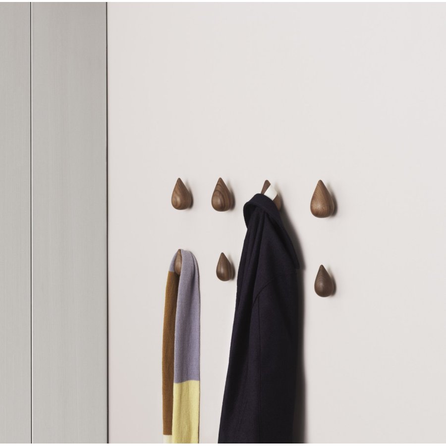 Normann Copenhagen Dropit Haken 2er Set 9,3 cm, Eiche