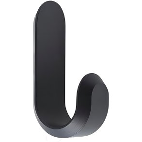 Normann Copenhagen Curve Mini Haken 2er Set 5,8 cm, Mattschwarz