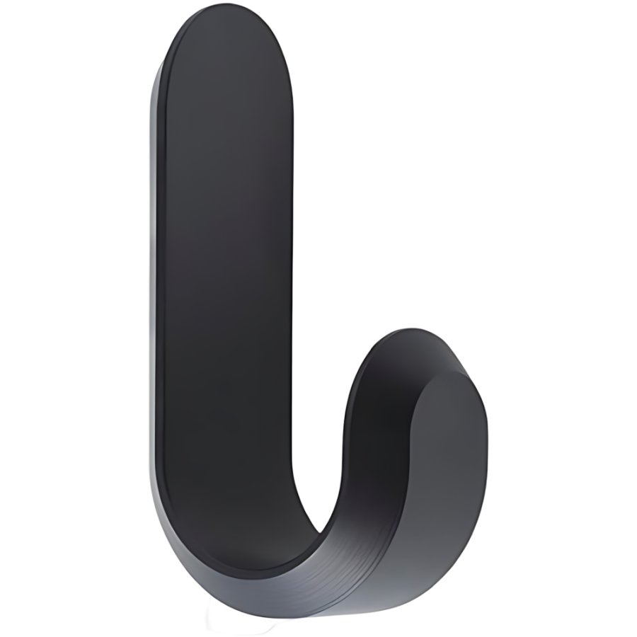 Normann Copenhagen Curve Mini Haken 2er Set 5,8 cm, Mattschwarz