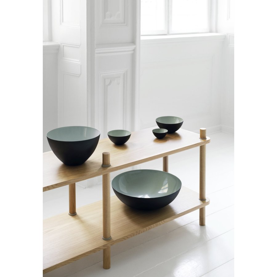 Normann Copenhagen Krenit Sk�l �25 cm, St�vet gr�n