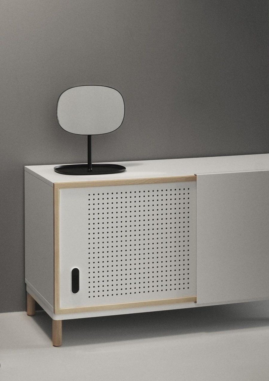 Normann Copenhagen Flip Bordspejl H34,5 cm, Sort