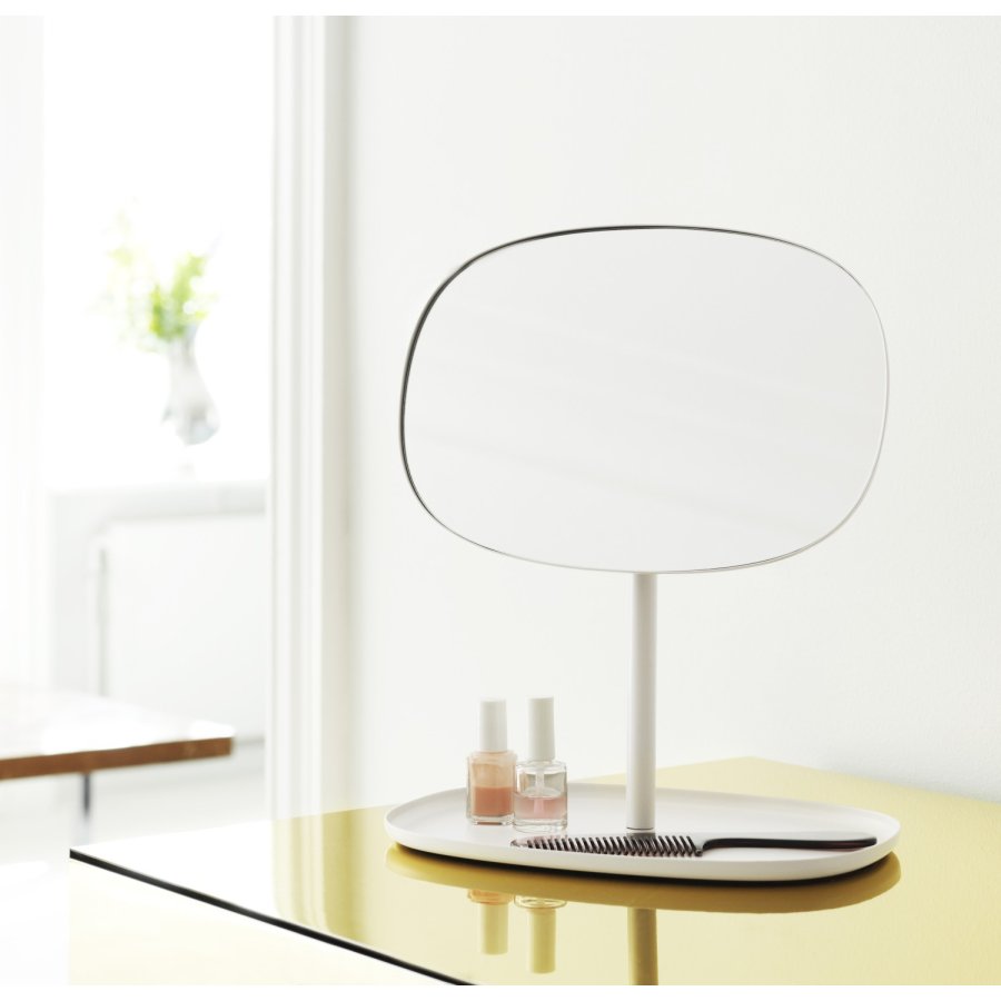 Normann Copenhagen Flip Bordspejl H34,5 cm, Hvid