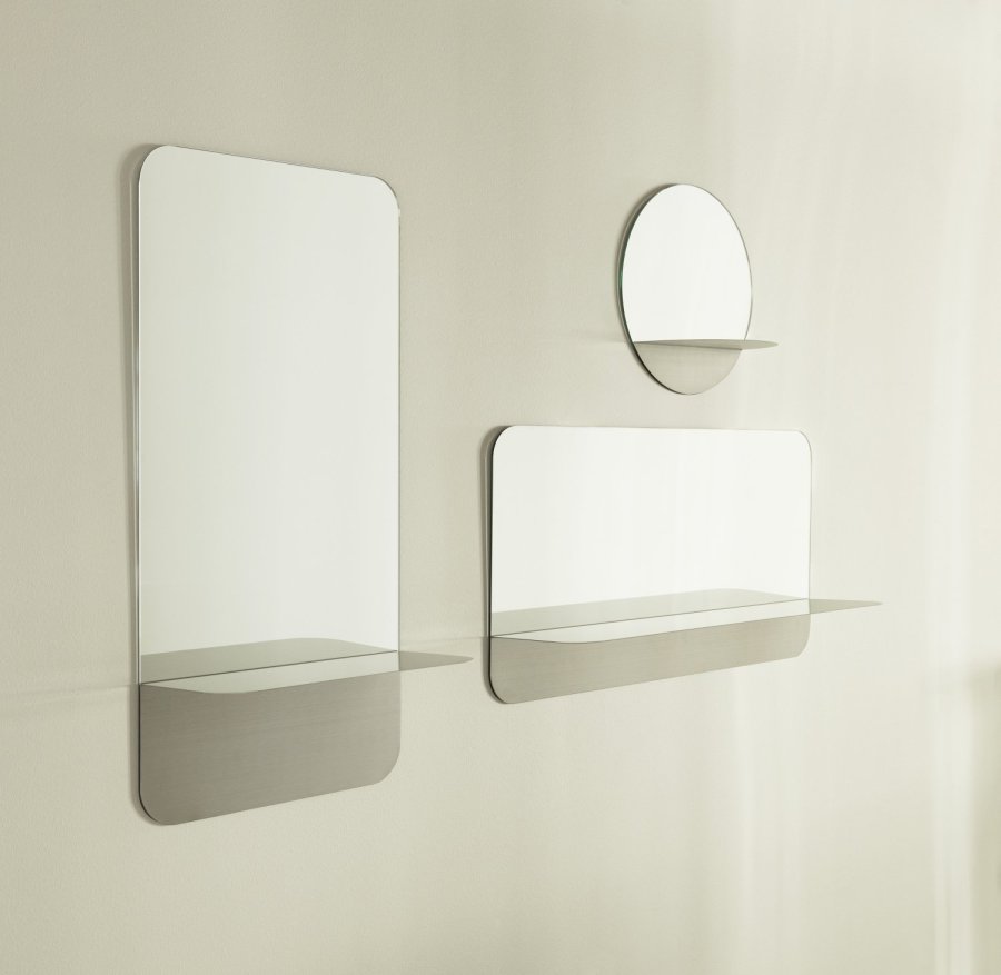 Normann Copenhagen Horizon V�gspejl �34 cm, Hvid