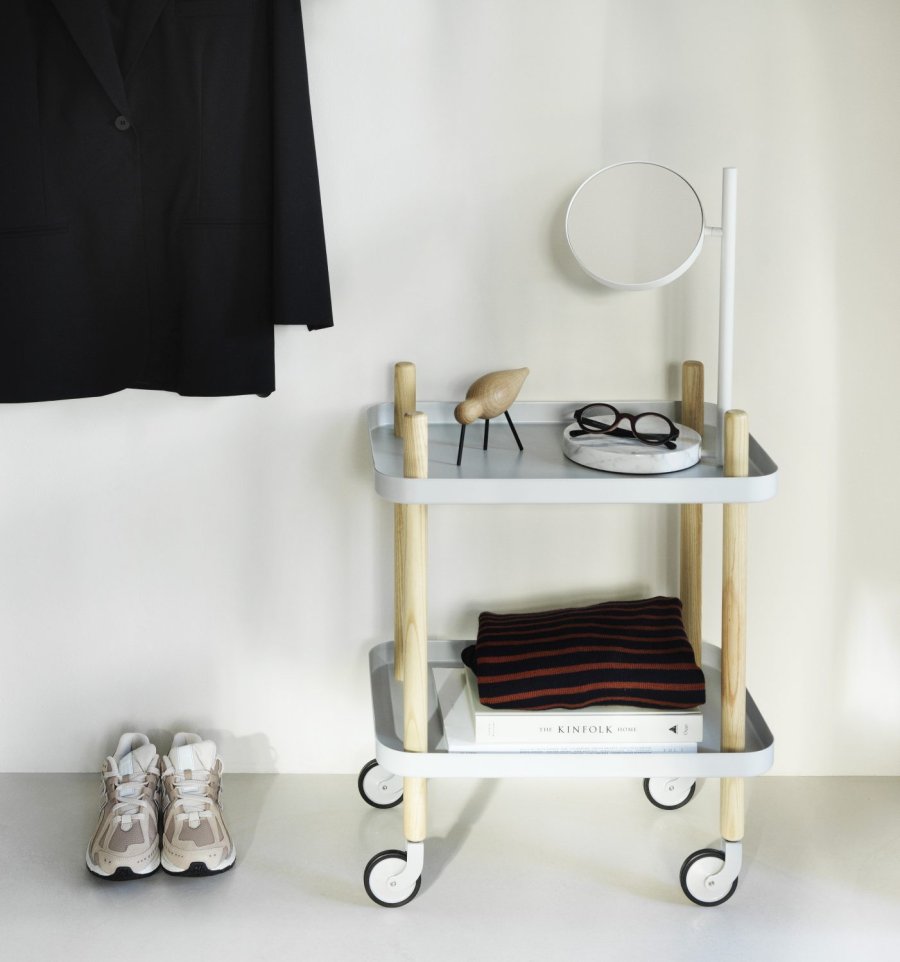 Normann Copenhagen Pose Bordspejl H39 cm, Hvid