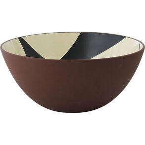 Normann Copenhagen Line Sk�l �30 cm, Sort/Creme