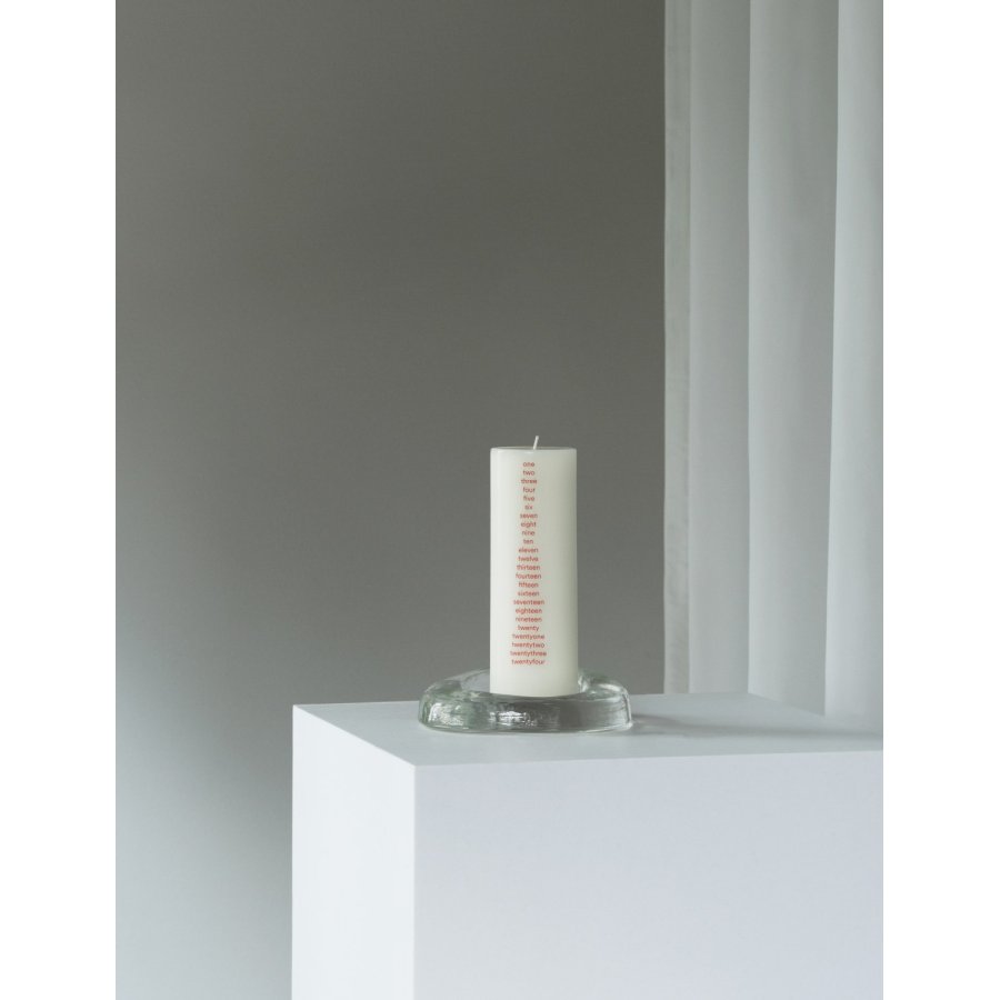 Normann Copenhagen Odd Bloklysestage H16,5 cm, Klar