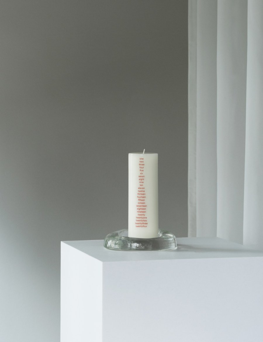Normann Copenhagen Odd Bloklysestage H16,5 cm, Klar