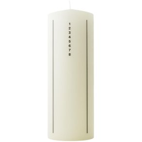 Normann Copenhagen Kalenderkaars �7/H20 cm, Wit