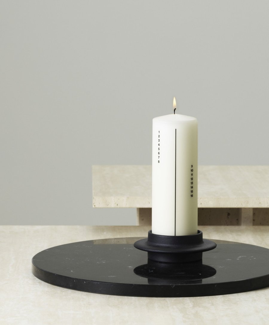 Normann Copenhagen Kalenderkaars �7/H20 cm, Wit