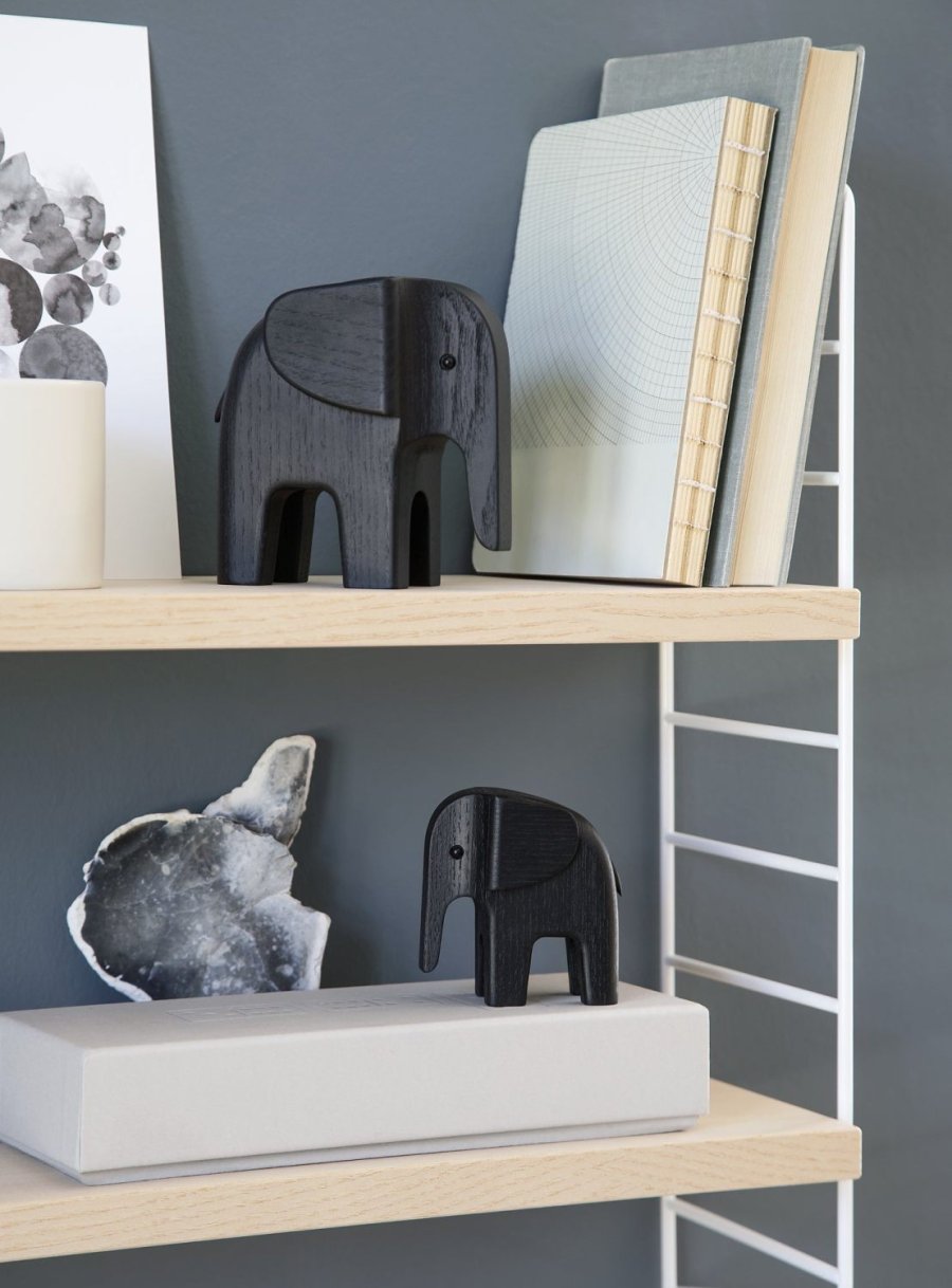 Novoform Elefant, Sortbejdset Eg