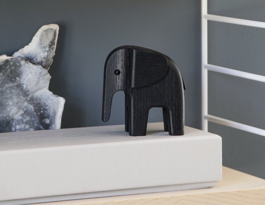 Novoform Baby Elephant Small, Esche schwarz gebeizt