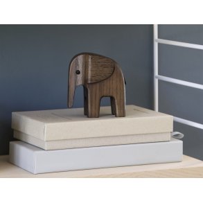 Novoform Baby Elefant Small, Røgbejdset Ask