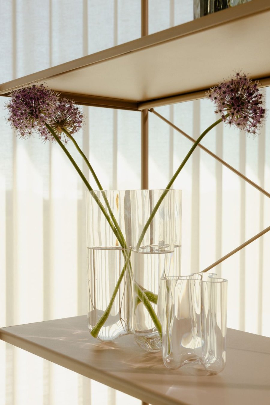 Novoform Clover Vase H12 cm, Klar