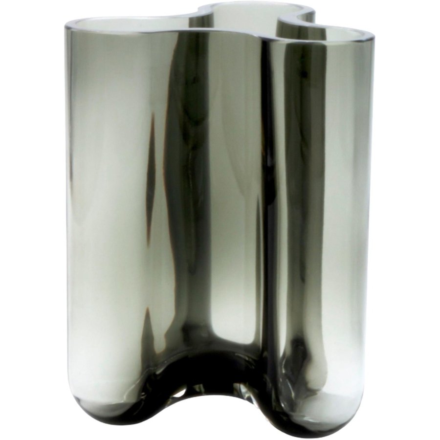 Novoform Clover Vase H12 cm, Smoke Green