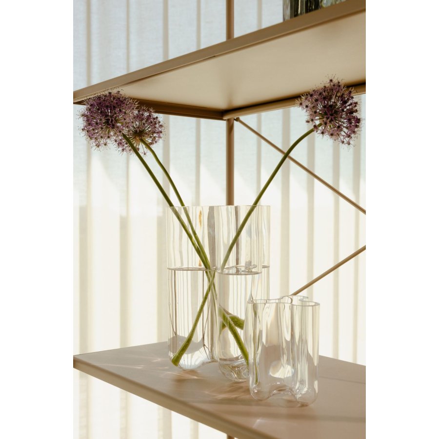 Novoform Clover Vase H24 cm, Klar