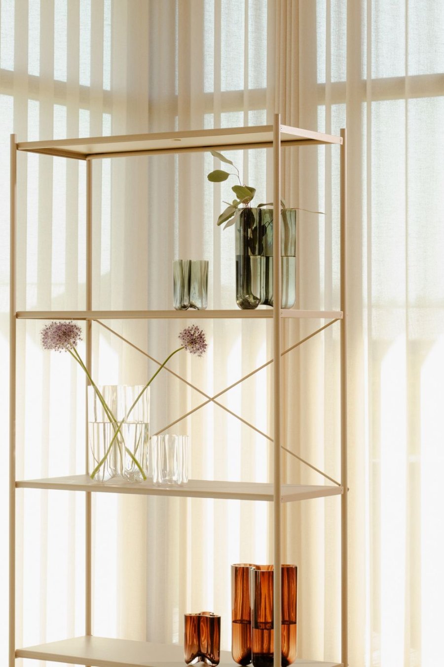 Novoform Clover Vase H24 cm, Klar