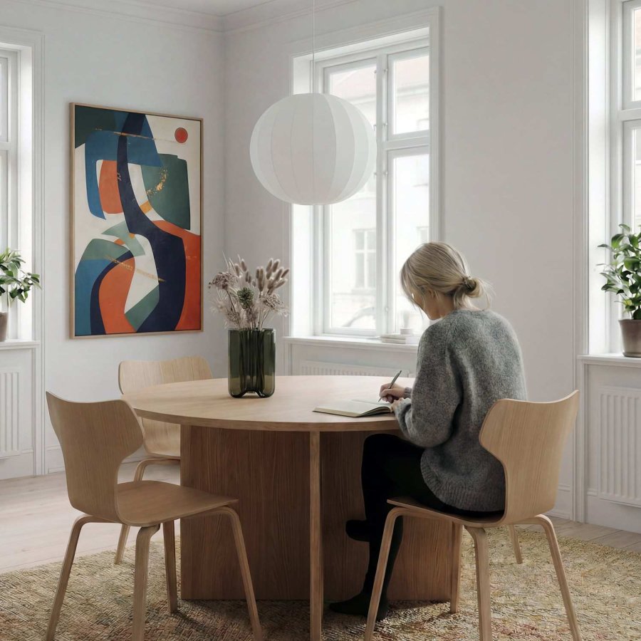 Novoform FW01 Malm&ouml; Pendel �40 cm, Hvid