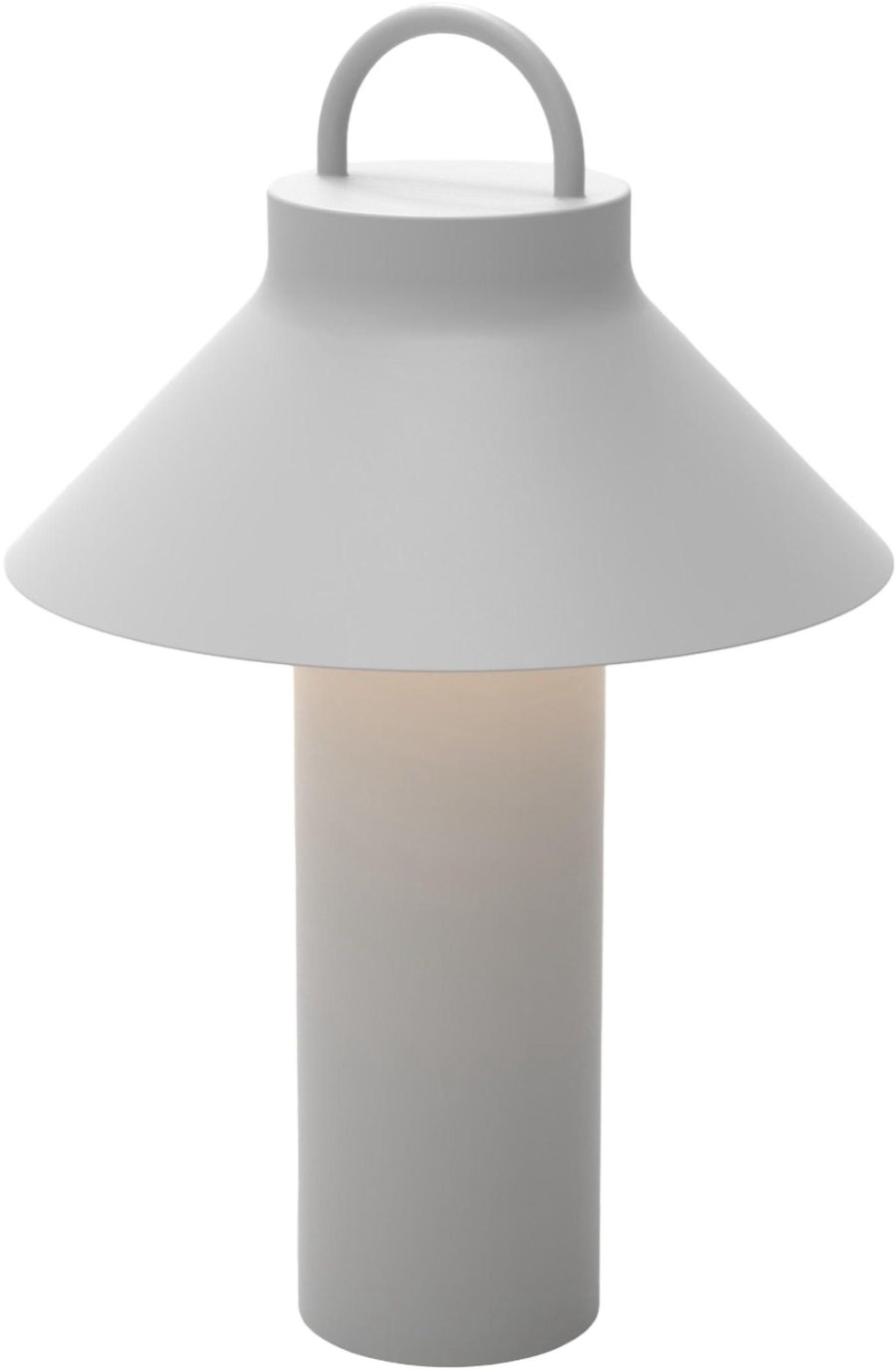 Novoform Moov Akku-Tischlampe LED H28 cm, Hellgrau