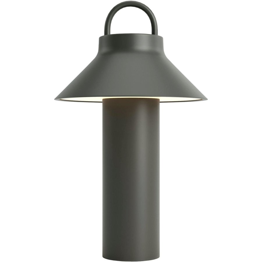 Novoform Moov Akku-Tischlampe LED H28 cm, Dunkles Anthrazit