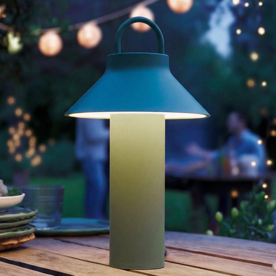 Novoform Moov Akku-Tischlampe LED H28 cm, Gr&uuml;n