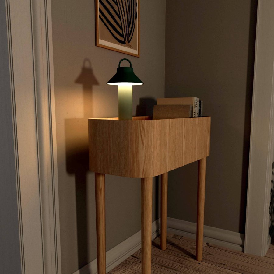 Novoform Moov Akku-Tischlampe LED H28 cm, Gr&uuml;n