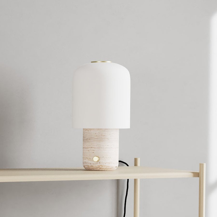 Novoform Tokyo Bordlampe H30 cm, Hvid/Beige