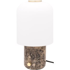 Novoform Tokyo Bordlampe H30 cm, Hvid/Brun
