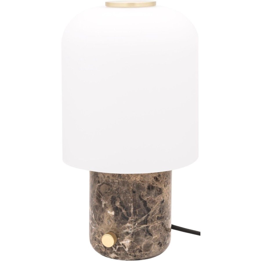 Novoform Tokyo Bordlampe H30 cm, Hvid/Brun