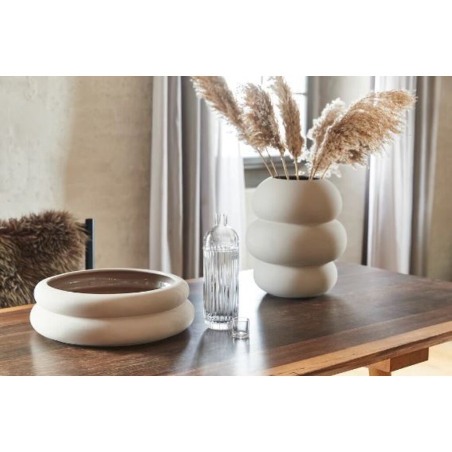 Novoform Soft Shape Keramikvase H33 cm, Beige