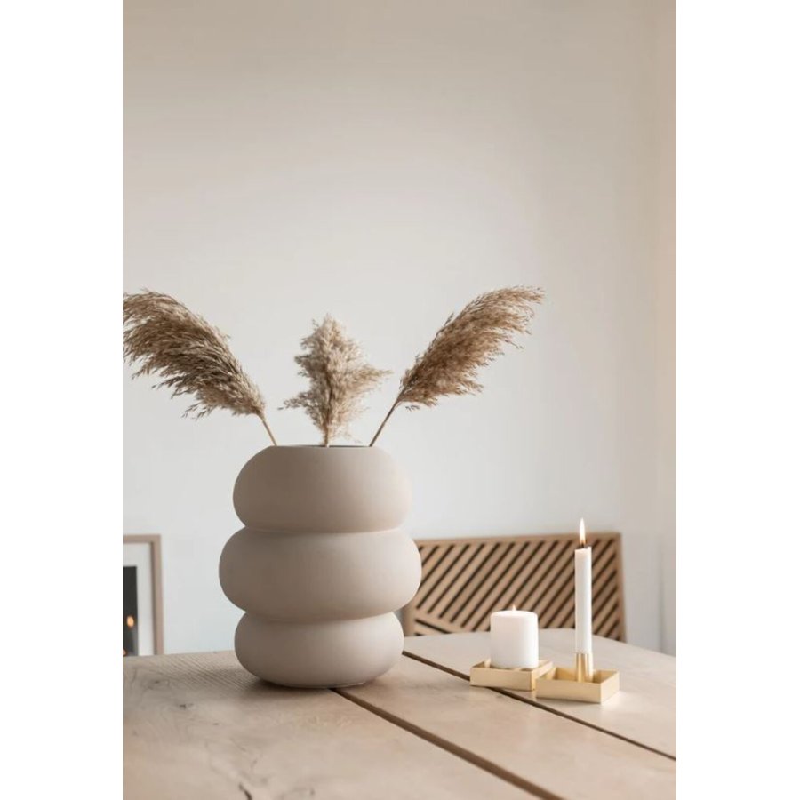 Novoform Soft Shape Keramikvase H33 cm, Beige