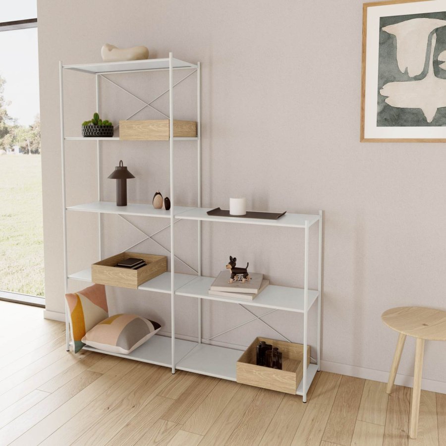 Novoform DiVolo Hocker H45 cm, Eiche