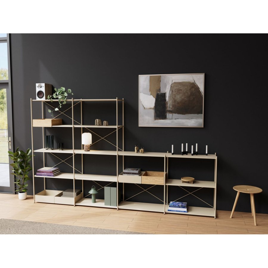 Novoform DiVolo Hocker H45 cm, Eiche