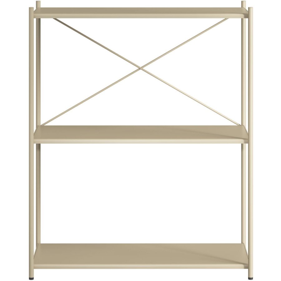 Novoform Arturo Regalmodul mit 3 Fachböden 91x75 cm, Desert Sand