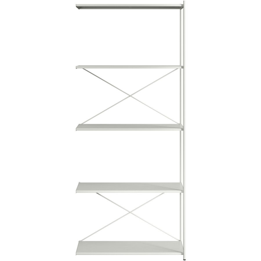 Novoform Arturo Zusatzmodul mit 5 Fachbden 175x75 cm, Light Grey