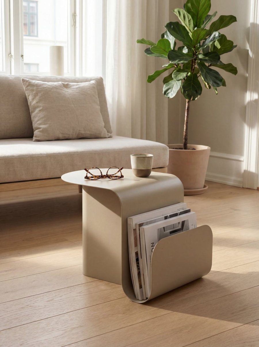 Novoform Yomu Magasinholder Bord 50 cm, Desert Sand