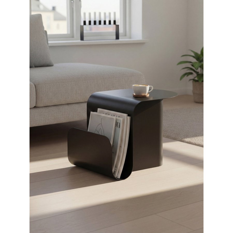 Novoform Yomu Magasinholder Bord 50 cm, Sort