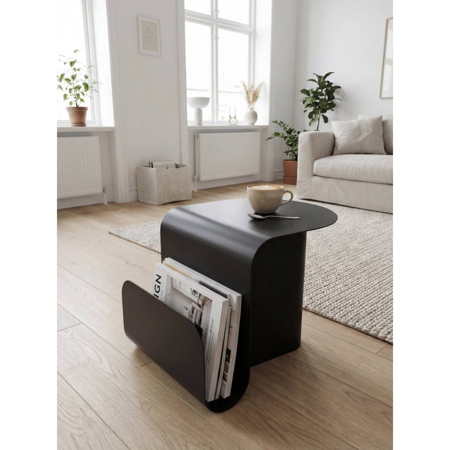 Novoform Yomu Magasinholder Bord 50 cm, Sort
