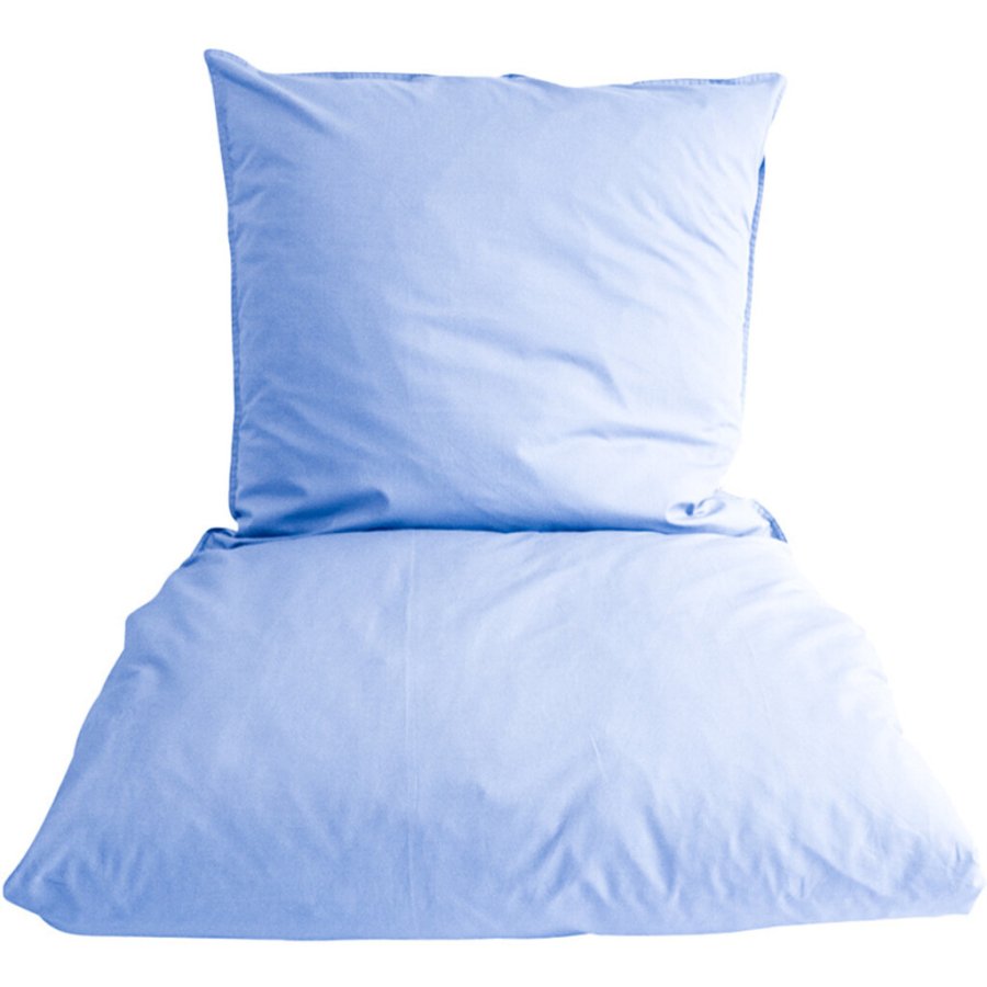 OMHU Percale Sengetj 140x220 cm, Lys Bl