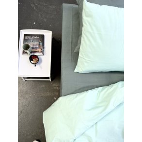 OMHU Percale Sengetøj 140x220 cm, Ice