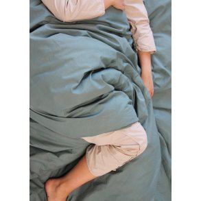 OMHU Percale Sengetøj 140x220 cm, Sea