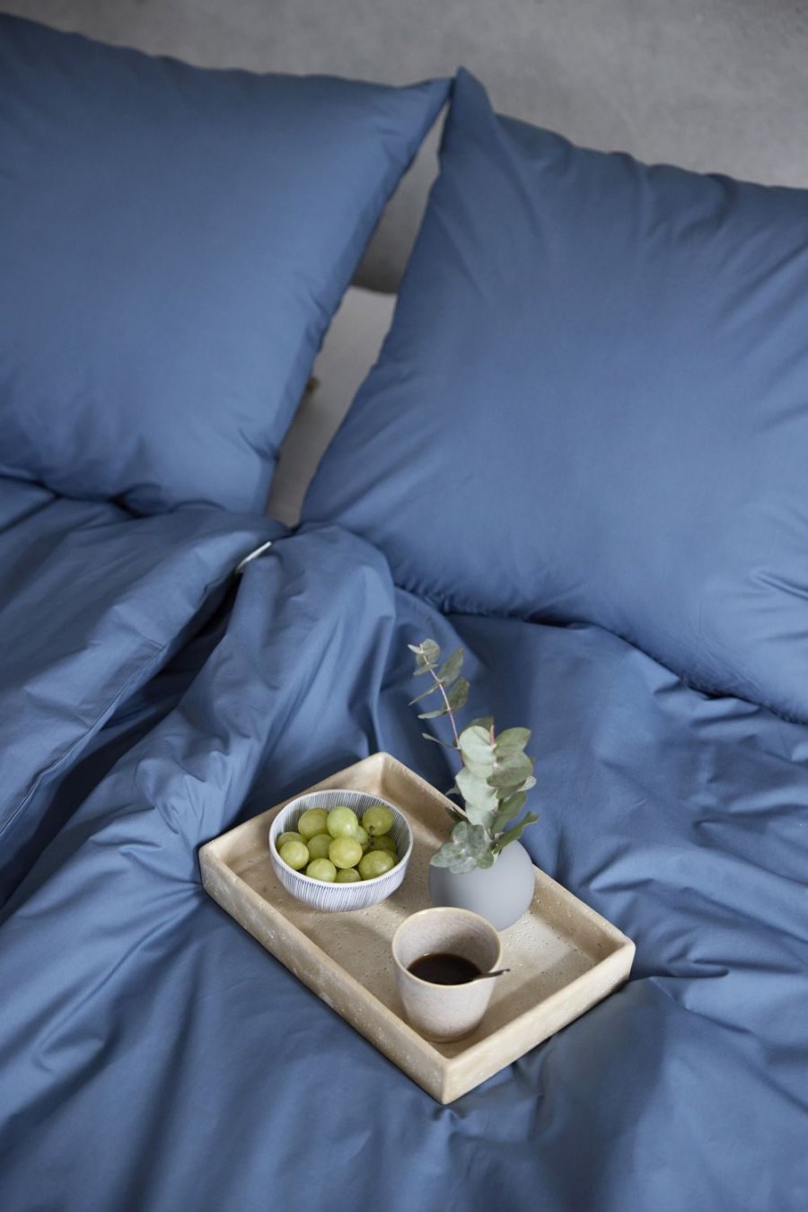 OMHU Percale Senget�j 140x200 cm, Ocean