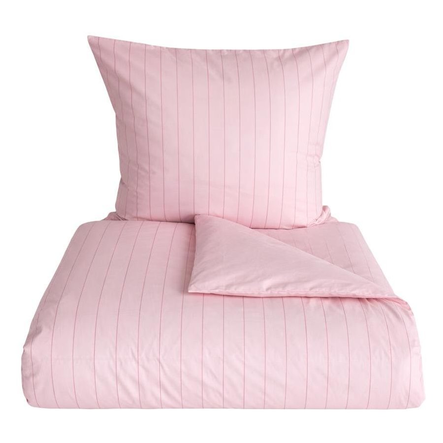 OMHU Needle Stripe Senget�j 140x200 cm, Rose/Pink