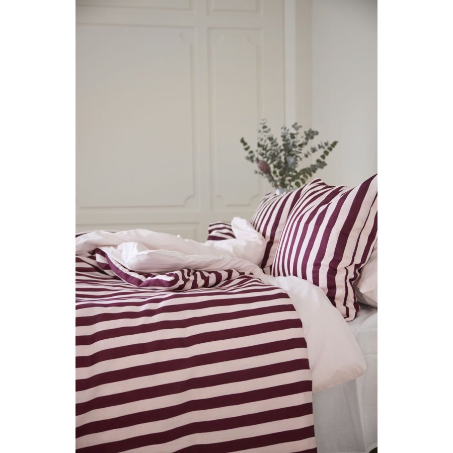 OMHU Blok Strib Senget�j 140x220 cm, Royal/Rose