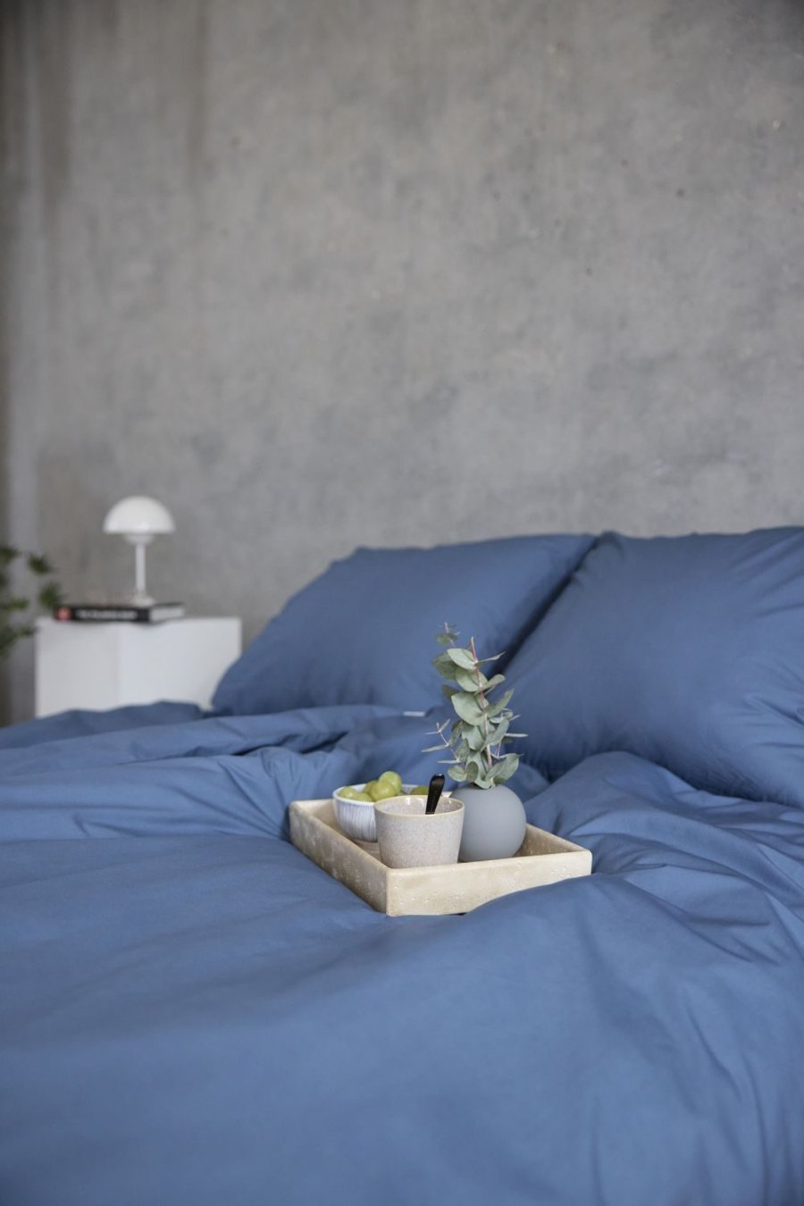 OMHU Percale Senget�j 140x220 cm, Ocean