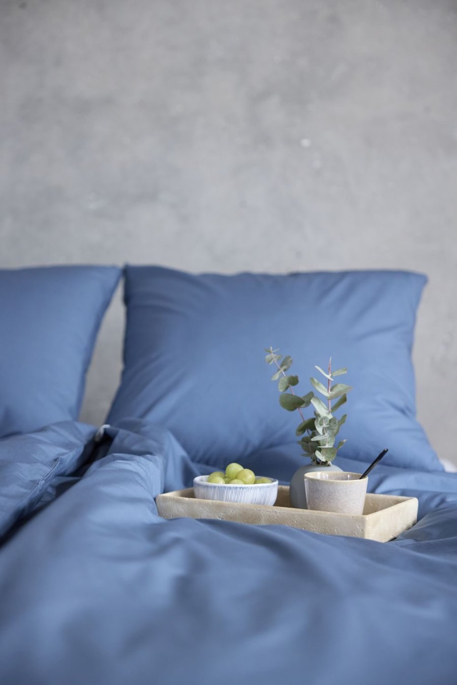 OMHU Percale Senget�j 140x220 cm, Ocean