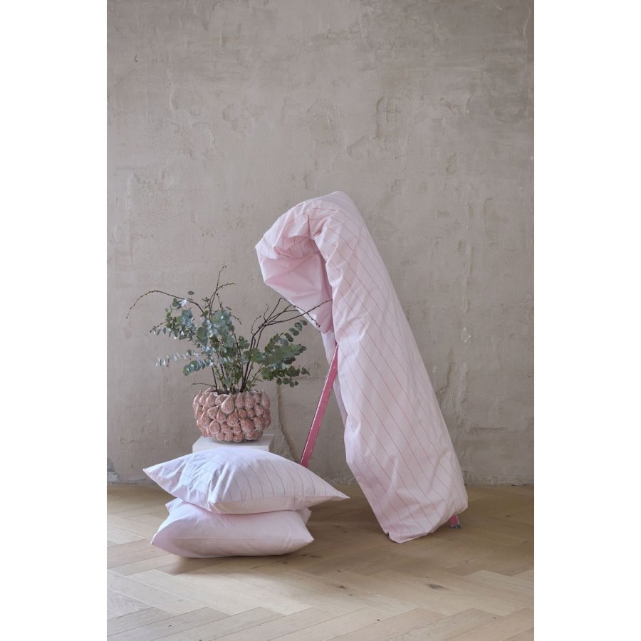 OMHU Needle Stripe Senget�j 140x220 cm, Rose/Pink