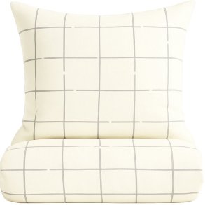 OMHU x Mads Barfod Wave Grid Senget�j 140x220 cm, Vanilje