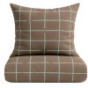 OMHU x Mads Barfod Wave Grid Senget�j 140x220 cm, Taupe
