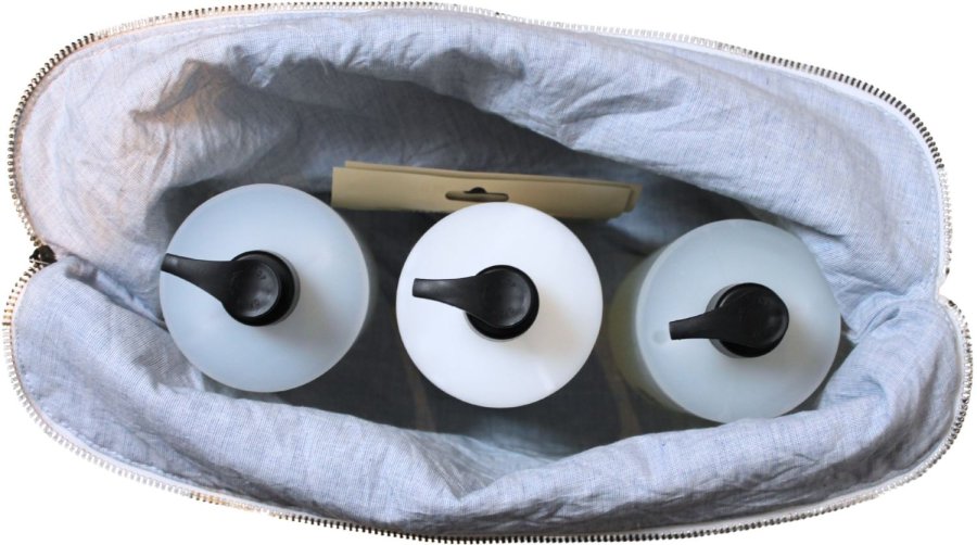 OMHU Mini Strib Makeuppung 24x15 cm, Bl